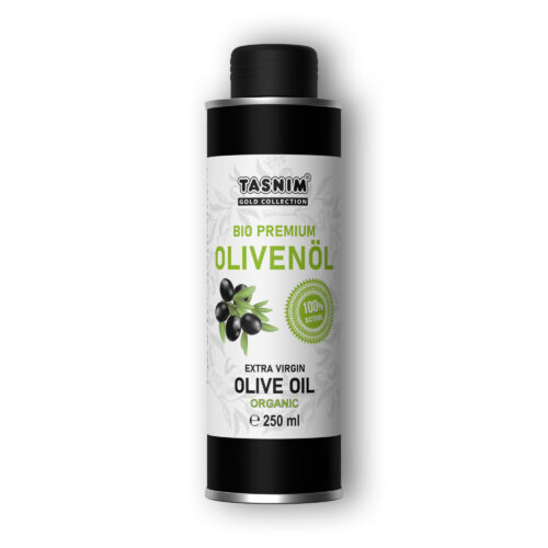 Bio Olivenöl Extra Virgin Tasnim, Premium Qualität - 250ml UV-Schutzdose